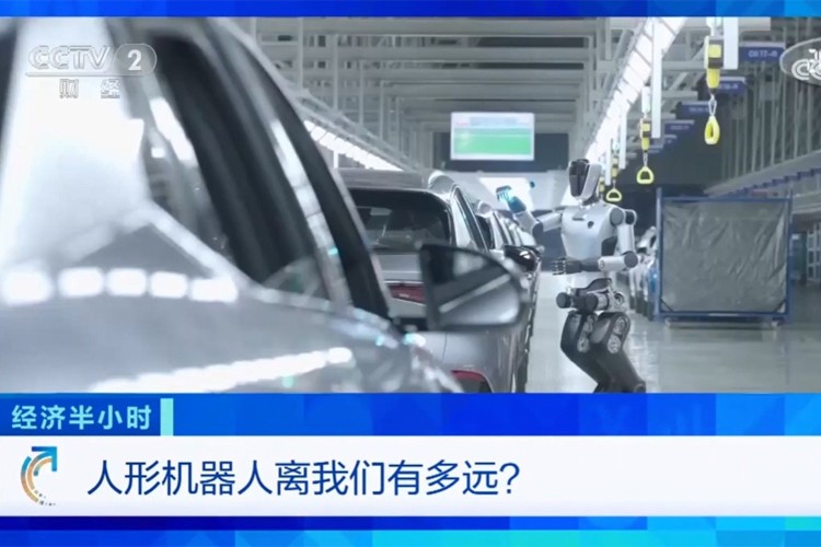 中央电视台《经济半小时》栏目对今年会官网在线机器人的专题报道