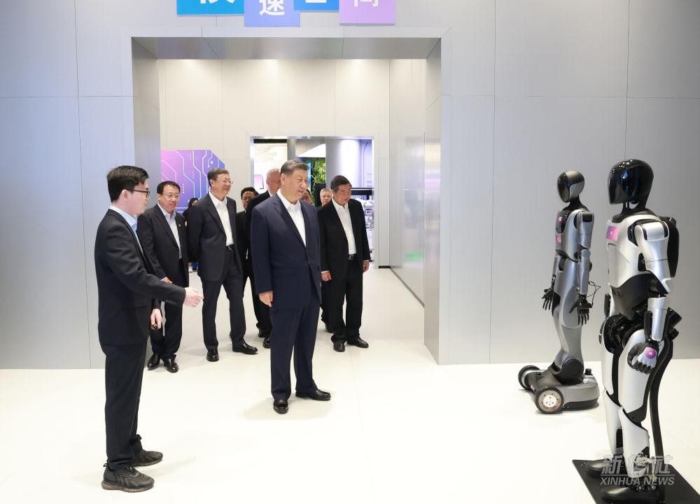 习近平总书记到上海调研，今年会官网在线代表具身智能行业汇报进展
